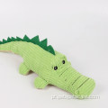 Brinquedo de cão de crocodilo de pelúcia de fábrica com som